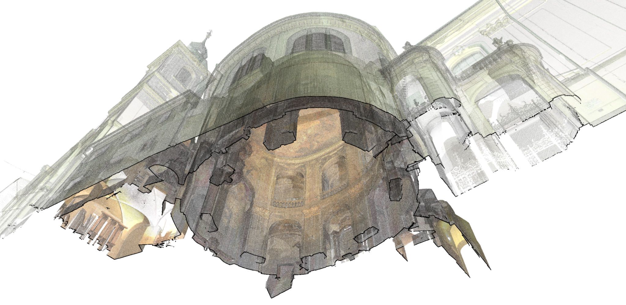 Nuvola di punti della Cappella degli Italiani di Praga